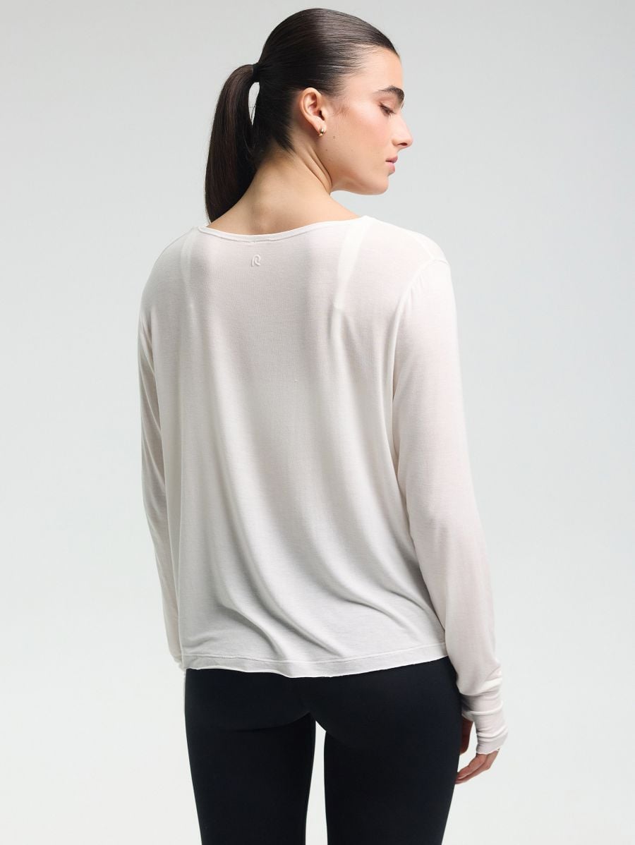 Long-Sleeve Top — White