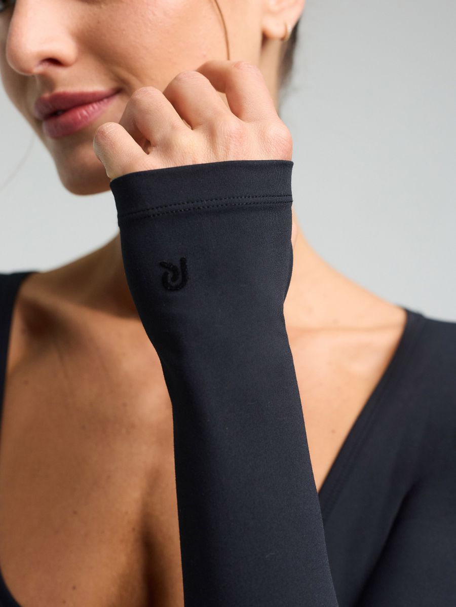 Wide-Leg Jumpsuit — Black