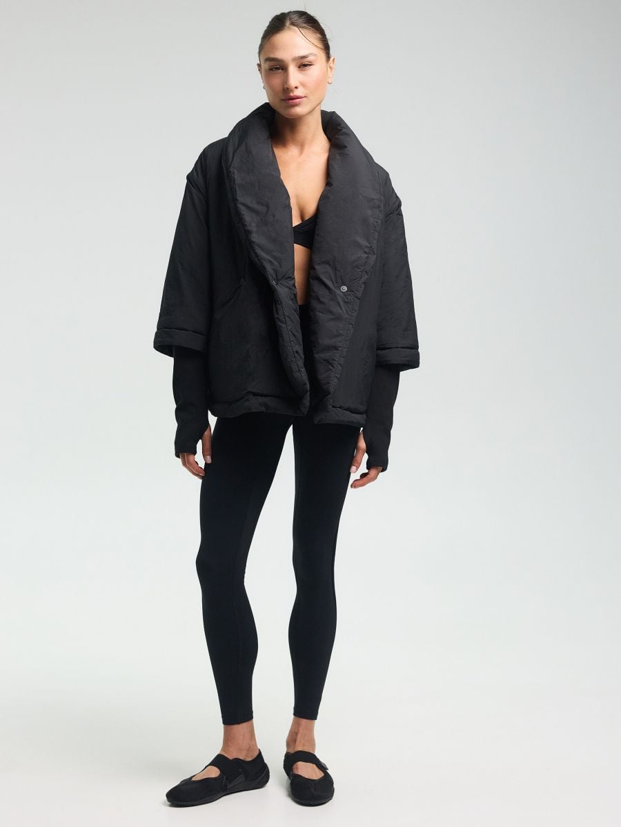 Kimono Wrap Jacket — Black
